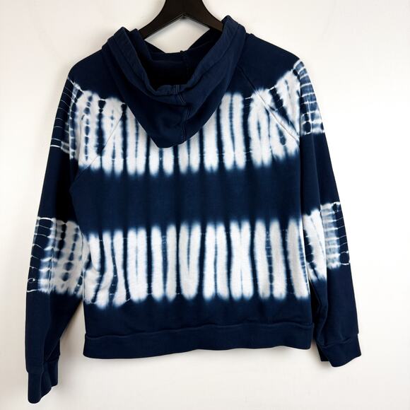 Madewell L Tie Dye Pullover Hoodie Sweatshirt Blue - L - Picture 6 of 9
